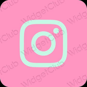 Icônes d'application Instagram esthétiques