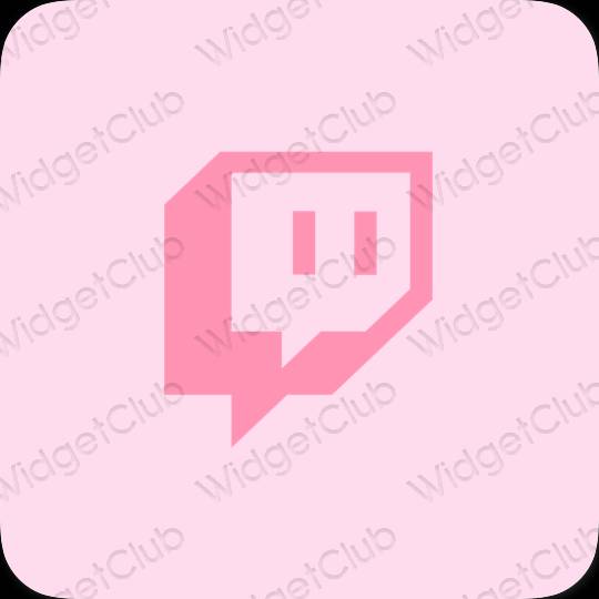 Estetske Twitch ikone aplikacij