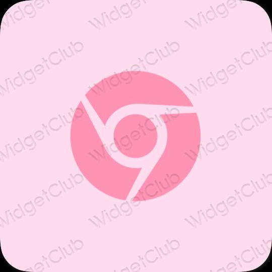 Aesthetic Chrome app icons