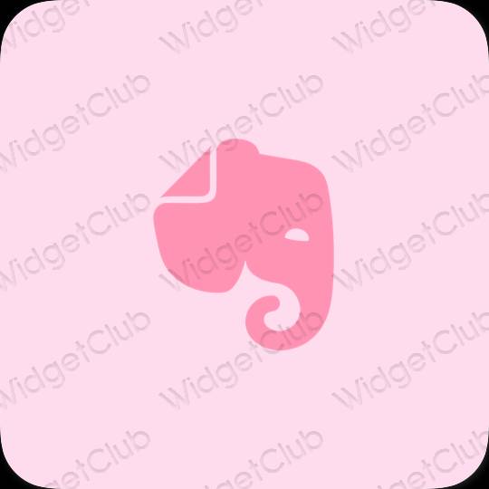 Estetické ikony aplikací Evernote