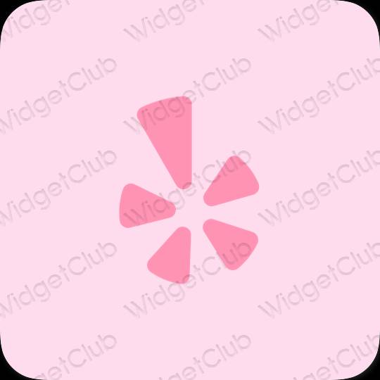 រូបតំណាងកម្មវិធី Yelp សោភ័ណភាព