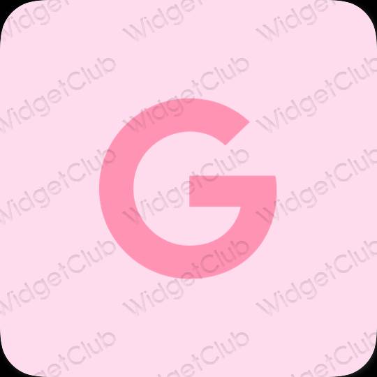សោភ័ណ ពណ៌ស្វាយ Google រូបតំណាងកម្មវិធី