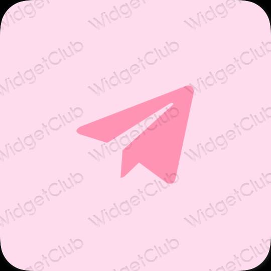 Estetické ikony aplikací Telegram
