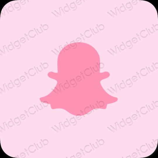 សោភ័ណ ពណ៌ស្វាយ snapchat រូបតំណាងកម្មវិធី