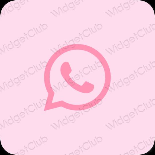 Aesthetic WhatsApp app icons