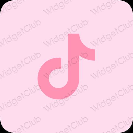 សោភ័ណ ពណ៌ស្វាយ TikTok រូបតំណាងកម្មវិធី
