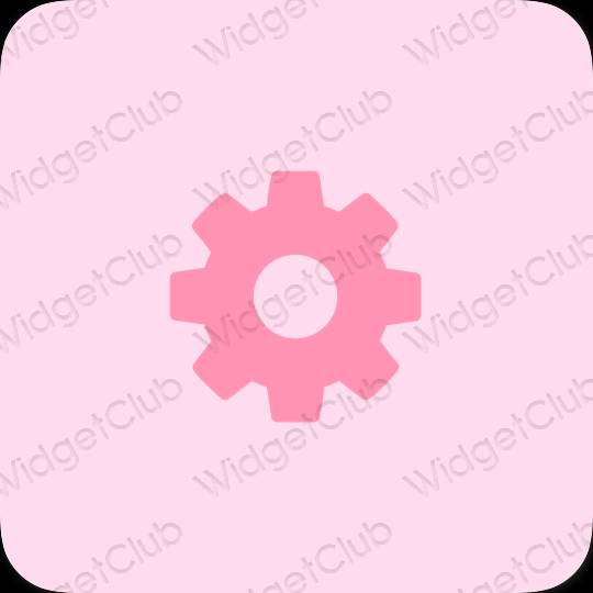 Aesthetic Settings app icons