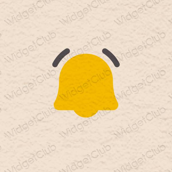 Aesthetic beige Yahoo! app icons