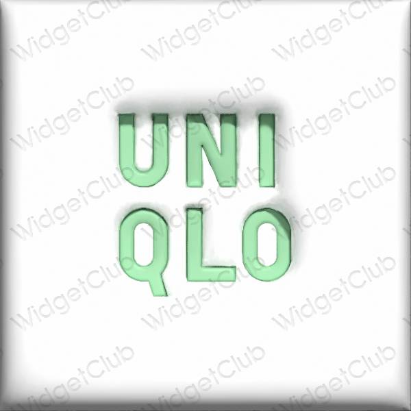 אייקוני אפליקציה UNIQLO אסתטיים