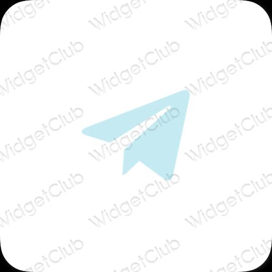 Estetické ikony aplikací Telegram