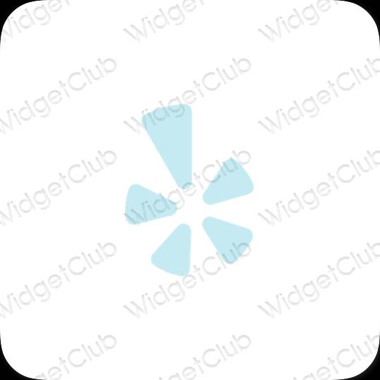 រូបតំណាងកម្មវិធី Yelp សោភ័ណភាព