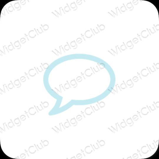 Ästhetische Messages App-Symbole