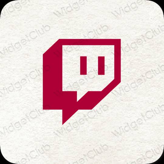 نمادهای برنامه زیباشناسی Twitch
