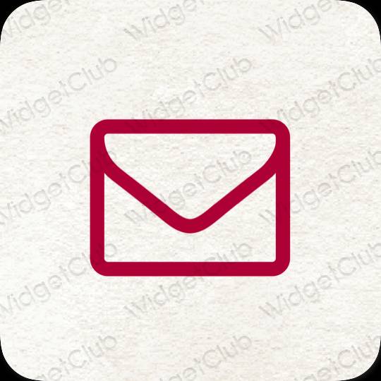 Stijlvol paars Mail app-pictogrammen