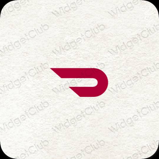 Estetske Doordash ikone aplikacij