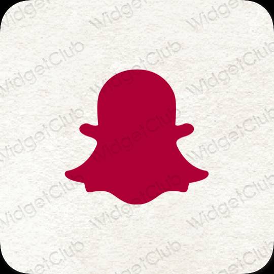 Эстетические snapchat значки приложений