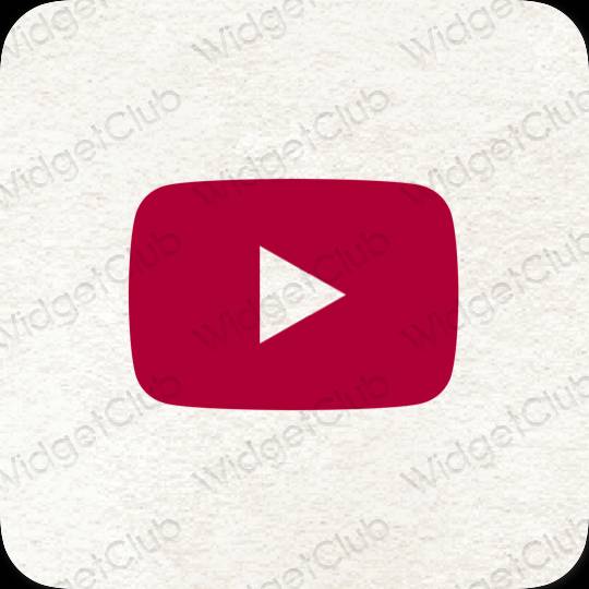 Estetik Youtube uygulama simgeleri