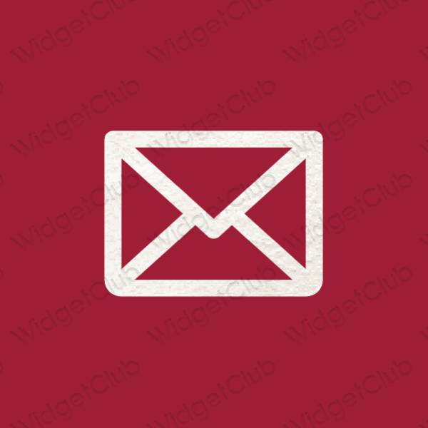 Stijlvol paars Mail app-pictogrammen