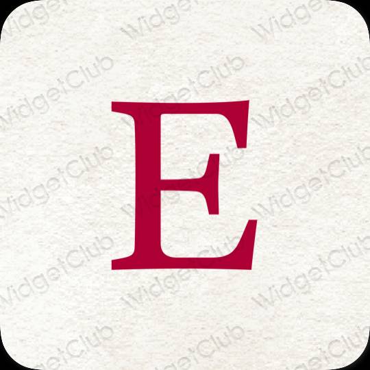 Estetické ikony aplikací Etsy