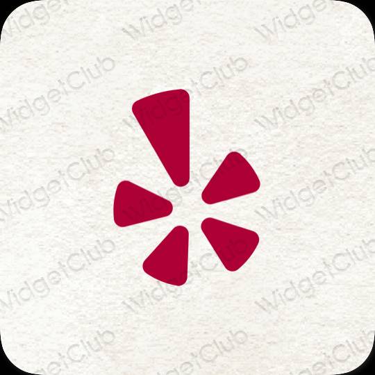 Гоо зүйн Yelp програмын дүрс тэмдэг