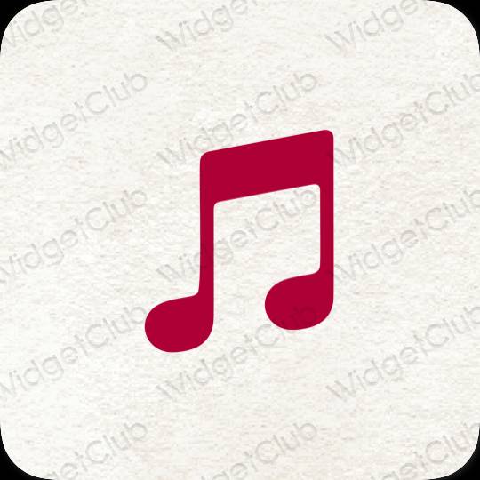 Esteetilised Music rakenduste ikoonid