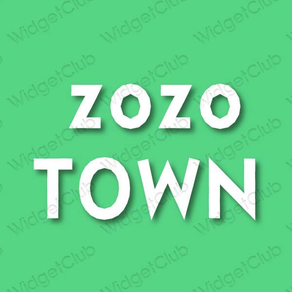Aesthetic ZOZOTOWN app icons