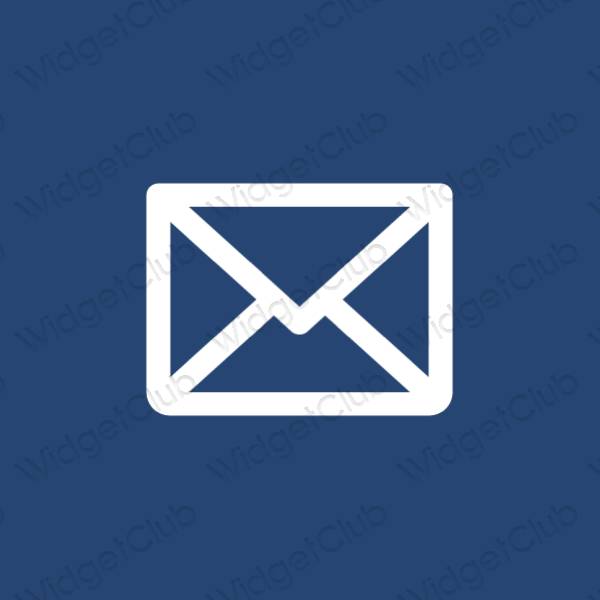 Estetický nachový Mail ikony aplikací
