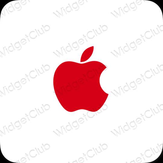 ესთეტიკური Apple Store აპლიკაციის ხატები