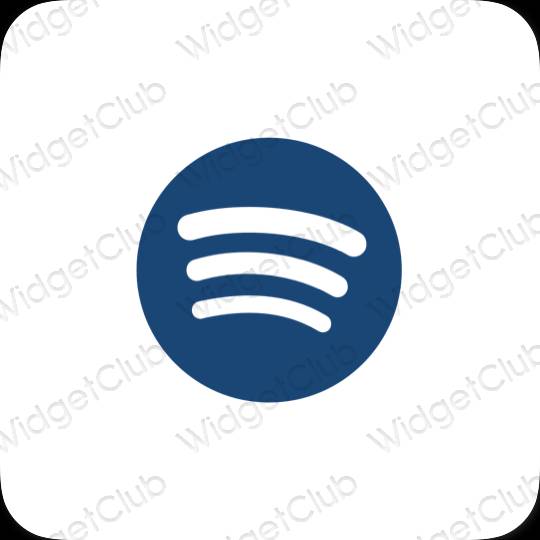 ესთეტიკური Spotify აპლიკაციის ხატები