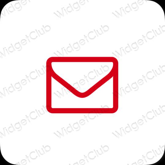 ესთეტიკური Mail აპლიკაციის ხატები