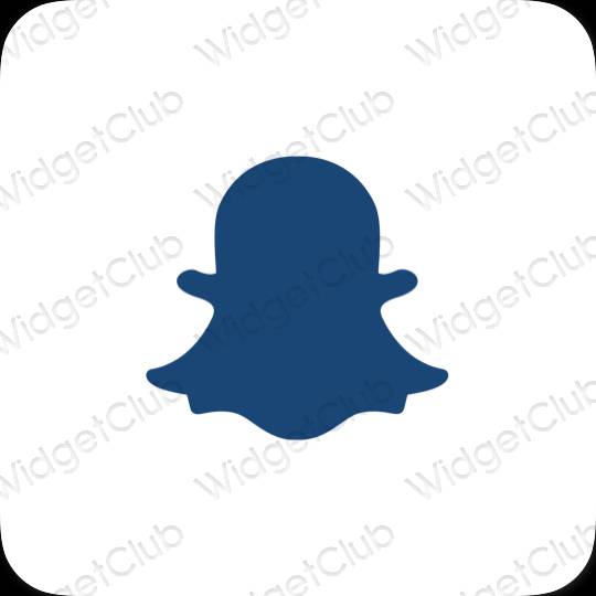 ესთეტიკური snapchat აპლიკაციის ხატები