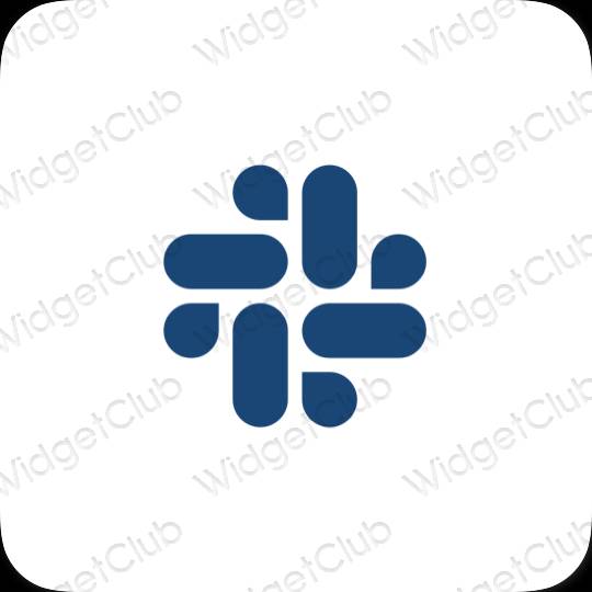 ესთეტიკური Slack აპლიკაციის ხატები