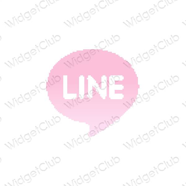 جمالية LINE أيقونات التطبيقات