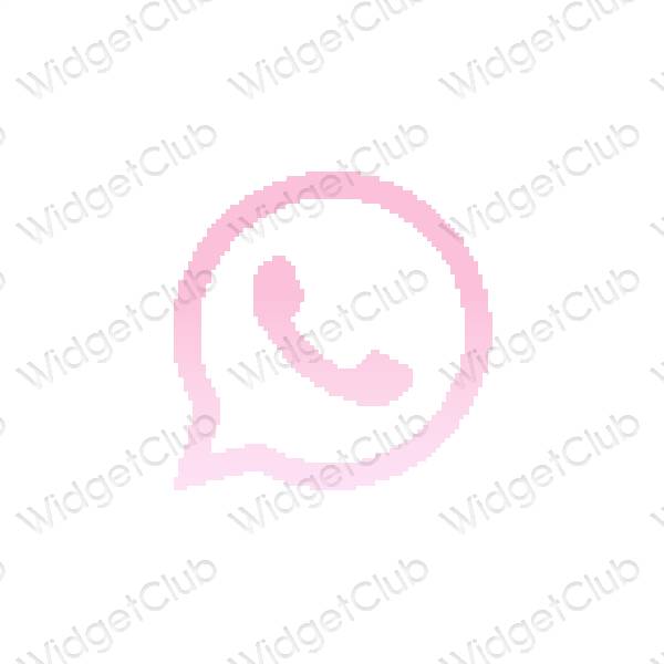 جمالية WhatsApp أيقونات التطبيقات