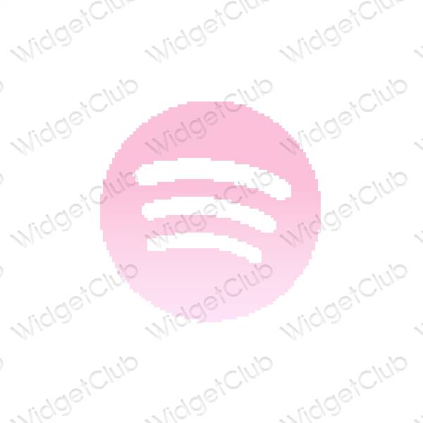 Biểu tượng ứng dụng Spotify thẩm mỹ