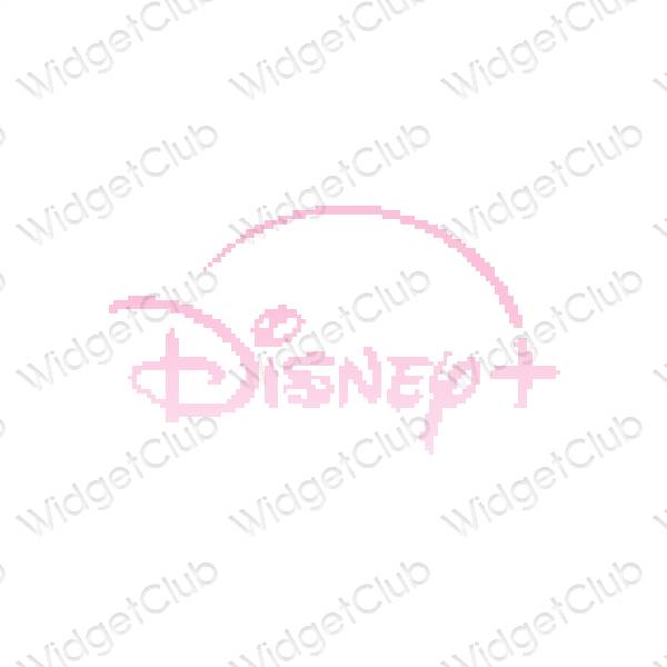 Esthetische Disney app-pictogrammen