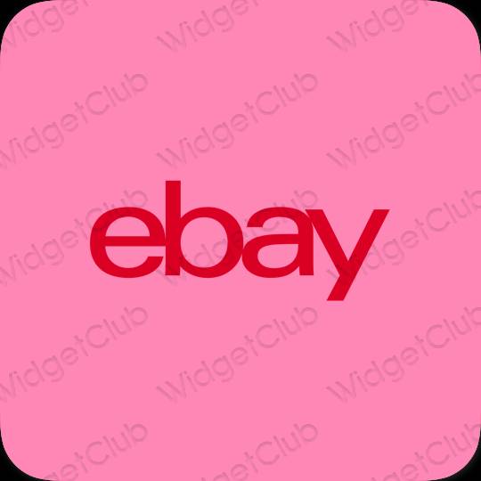 Aesthetic purple eBay app icons