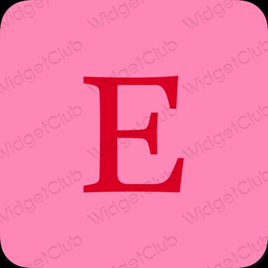 Aesthetic purple Etsy app icons