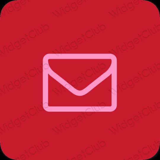 Aesthetic purple Mail app icons