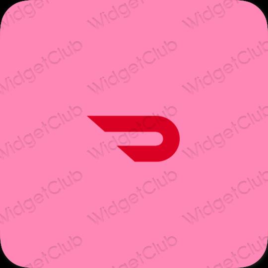 Aesthetic purple Doordash app icons