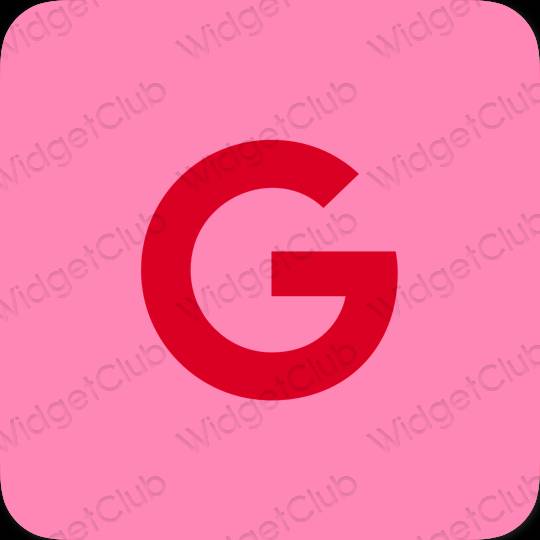Ästhetisch Violett Google App-Symbole