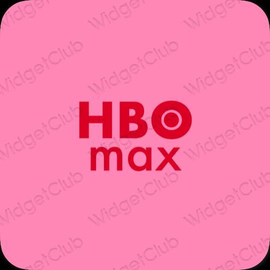 Aesthetic purple HBO MAX app icons
