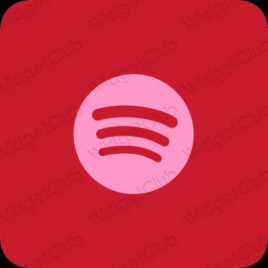 Aesthetic purple Spotify app icons