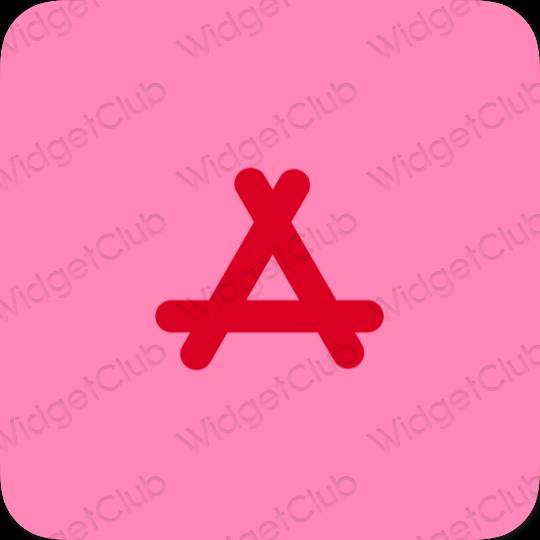 Aesthetic purple AppStore app icons