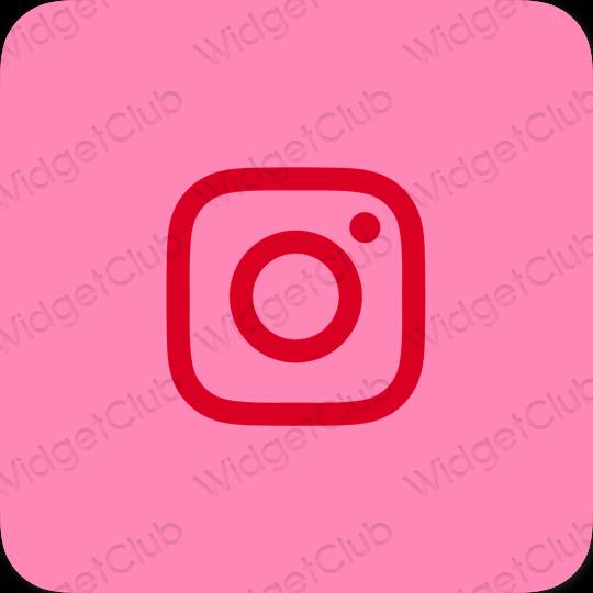 Aesthetic purple Instagram app icons