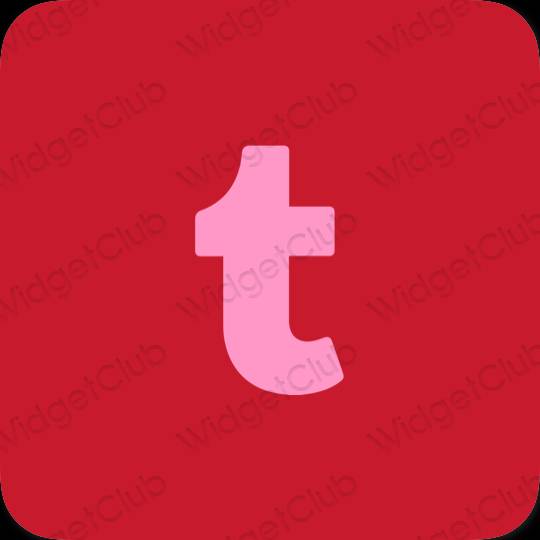 Aesthetic purple Tumblr app icons