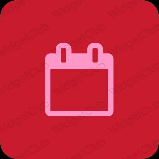 Aesthetic purple Calendar app icons