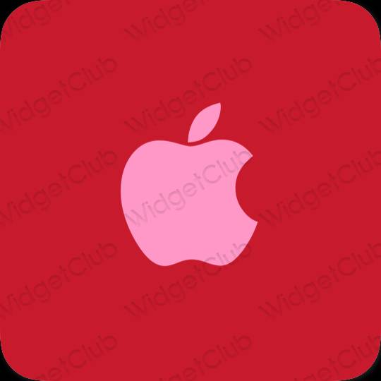 Aesthetic purple Apple Store app icons