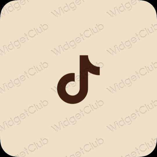 ესთეტიკური TikTok აპლიკაციის ხატები