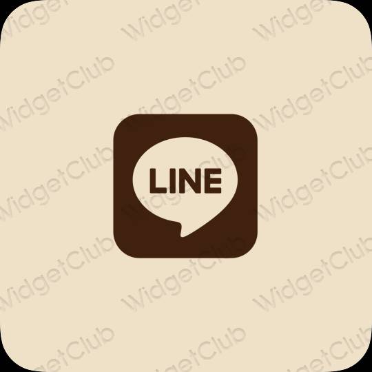 Ikon apl LINE Estetik